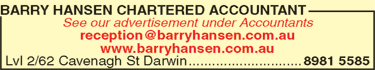 Barry Hansen Chartered Accountant - Accountants Canberra 2
