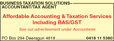 Business Taxation Solutions?Accountant/Tax Agent - Accountants Canberra 2