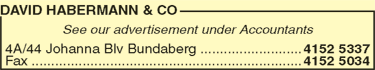 David Habermann & Co - Accountants Canberra 2