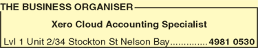 The Business Organiser - Accountants Canberra 1