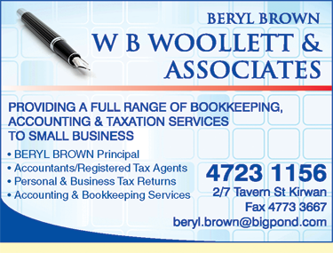 W B Woollett & Associates - Accountants Canberra 1