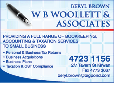 W B Woollett & Associates - Accountants Canberra 2