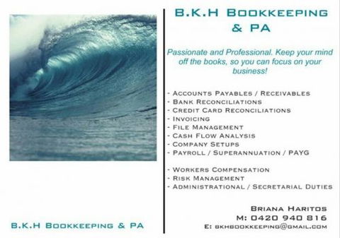 B.K.H Bookkeeping & PA - Accountants Canberra 1