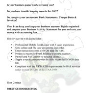 Prestige Bookkeeping - Accountants Canberra